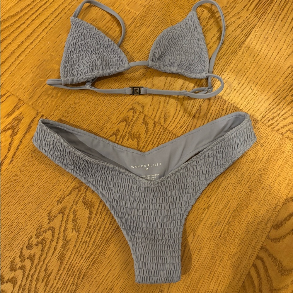 Wanderlust Periwinkle Scrunch Bikini Set Size S/M